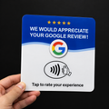 Tarjeta para Reseñas de Google - Consigue Más Reseñas 5 Estrellas