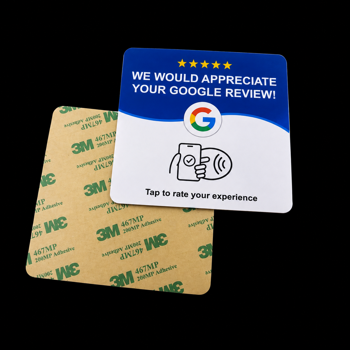 Tarjeta para Reseñas de Google - Consigue Más Reseñas 5 Estrellas